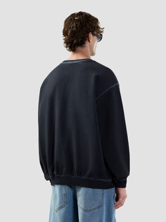 GCDS FELPA GIROCOLLO PATCH LOGO