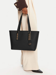 LOVE MOSCHINO BORSA A SPALLA IN PELLE