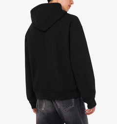 MOSCHINO COUTURE FELPA IN COTONE ORGANICO STAMPATA