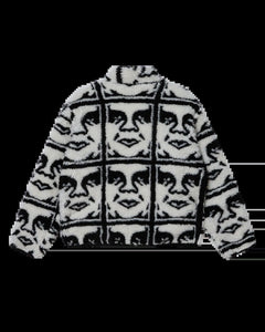 OBEY GIACCA ICONA RIPETUTA SHERPA