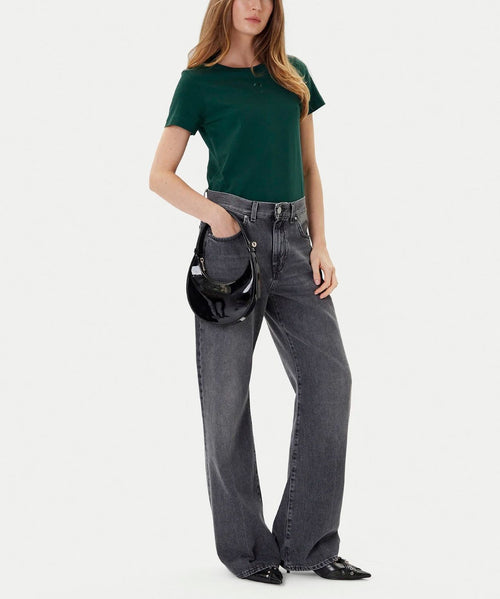 PINKO T-SHIRT RICAMO LOVE BIRDS