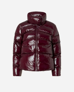 PINKO PIUMINO IN CRYSTAL NYLON CON CAPPUCCIO