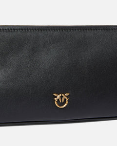 PINKO BORSA A TRACOLLA MINI HALF MOON IN PELLE