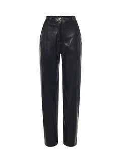 PINKO PANTALONI BALLON EFFETTO PELLE SOFT TOUCH