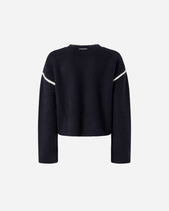 PINKO MAGLIONE GIROCOLLO CON RICAMI GIOIELLO