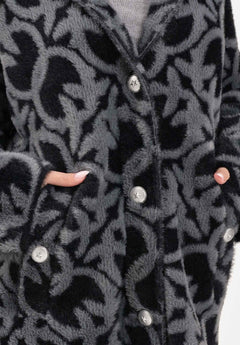 PINKO ZANTE SIMILPELLICCIA JACQUARD LOGO