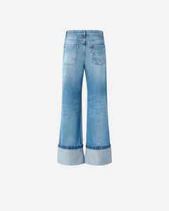 PINKO JEANS WIDE LEG DENIM VINTAGE