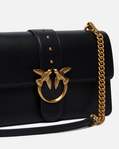 PINKO BORSA A MANO MEDIA LOVE BAG ONE IN PELLE