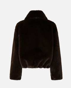 PINKO GIACCA BLOUSON EFFETTO PELLICCIA