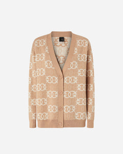 PINKO CARDIGAN CON LOGO LOVE BIRDS