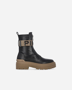 PINKO STIVALI PLATFORM CON LOGO LETTERING