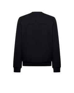 RICHMOND SPORT FELPA GIROCOLLO CON SCRITTA FRONTALE APPLICATA