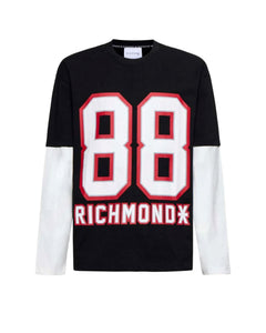 RICHMOND SPORT T-SHIRT MANICHE LUNGHE CON STAMPA