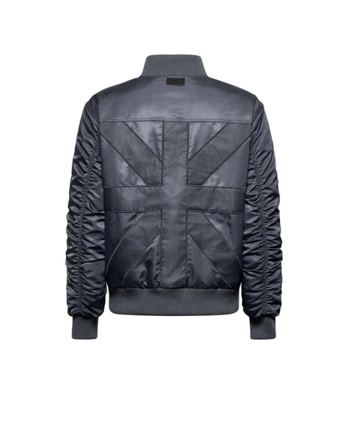 RICHMOND SPORT BOMBER UOMO CON ZIP E MANICHE ARRICCIATE