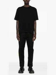 RICHMOND SPORT T-SHIRT IN MORBIDO COTONE CON LOGO STRASS POSTERIORE