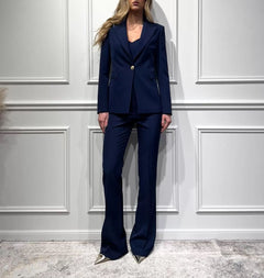 SILENCE LTD BLAZER MONOPETTO CON BOTTONE ORO