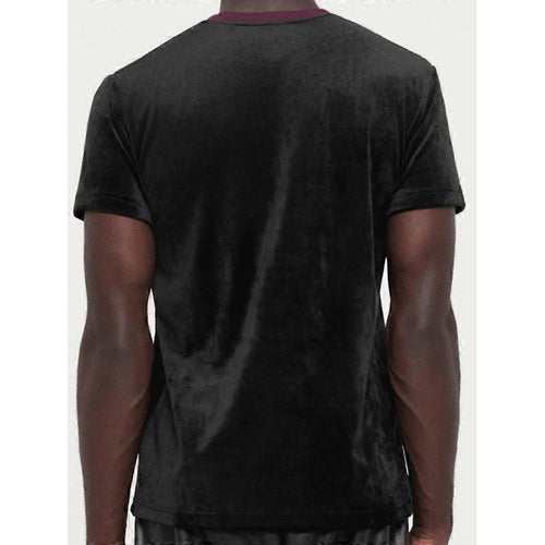 VERSACE JEANS COUTURE T-SHIRT SLIM FIT IN VELLUTO