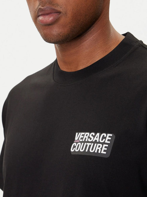 VERSACE JEANS COUTURE T-SHIRT CON VESTIBILITA' RILASSATA E LOGO