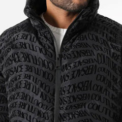 VERSACE JEANS COUTURE CAPPOTTO CON CAPPOUCCIO E ZIP