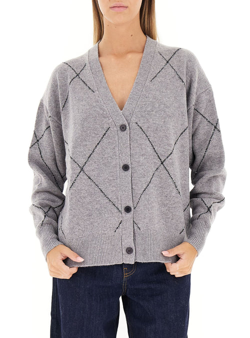 VICOLO Donna Cardigan 77056F GRI Grigio