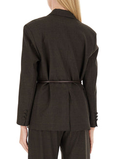 VICOLO GIACCA OVER CON FONDO A TAGLIO VIVO