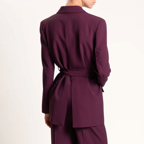 VICOLO GIACCA TESSUTO FLUIDO CON CINTURA