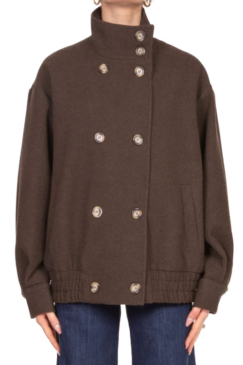 VICOLO BOMBER DOPPIOPETTO COLLETTO ALTO