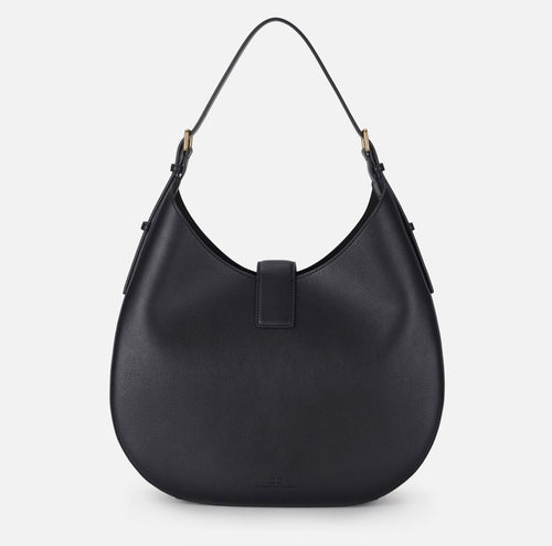 Elisabetta Franchi Borsa Ecopelle nero logo oro come chiusurape26
