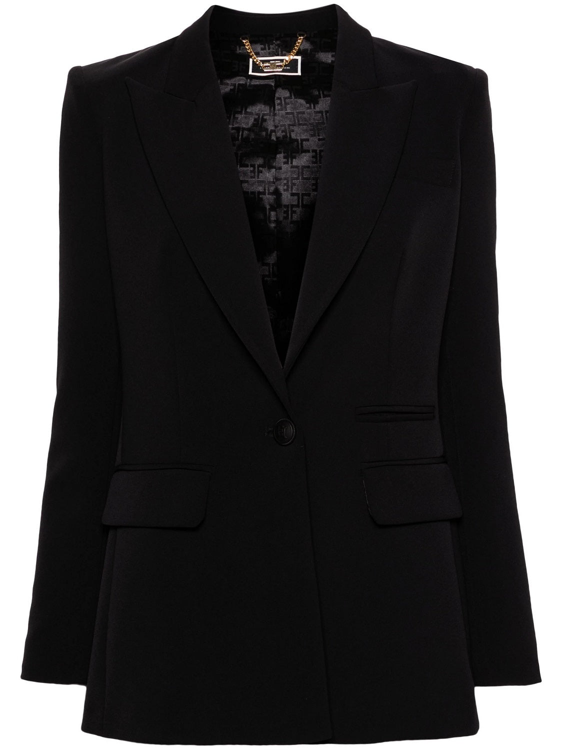 ジャケット ELISABETTA FRANCHI Giacca Doppiopetto Elisabetta Franchi Donna Giacca Doppiopetto con Revers In