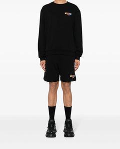 MOSCHINO SWIM UNDERWEAR BERMUDA NERO CON LOGO