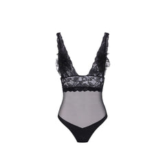 ELISABETTA FRANCHI BODY IN PIZZO E TULLE