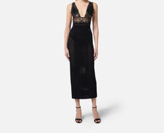 ELISABETTA FRANCHI BODY IN PIZZO E TULLE