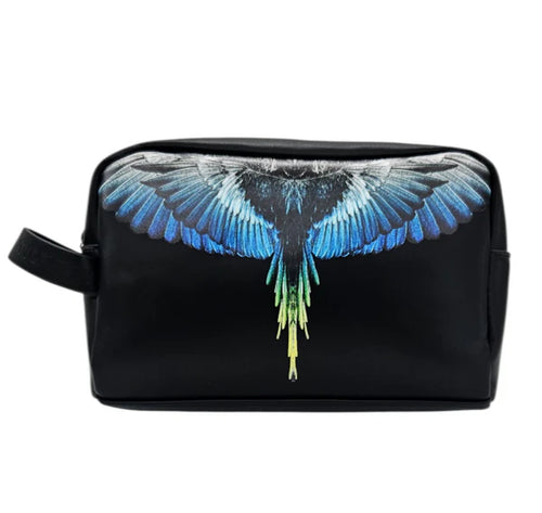 COUNTY OF MILAN Pochette Uomo Logo Ali Stampato Blu – Uomo PE26