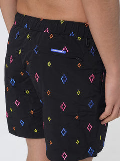 COUNTY OF MILAN Uomo costume nero logo multicolor PE26