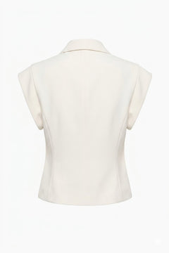 IMPERIAL gilet corto smanicato zinco-PE26
