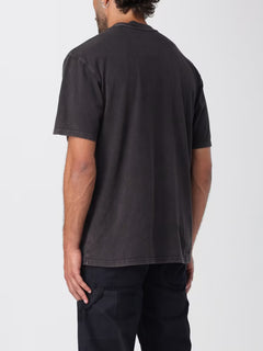 Dickies T-Shirt Uomo Nera Logo Tono su Tono PE26