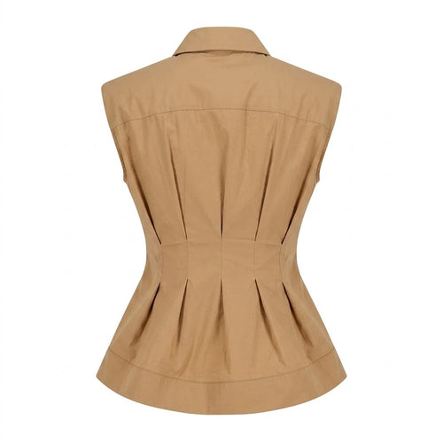 TENSIONE IN camicia cognac 26C5093CON-PE26