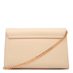 Love Moschino Borsa Con Logo oro a cuore Donna Avorio PE26