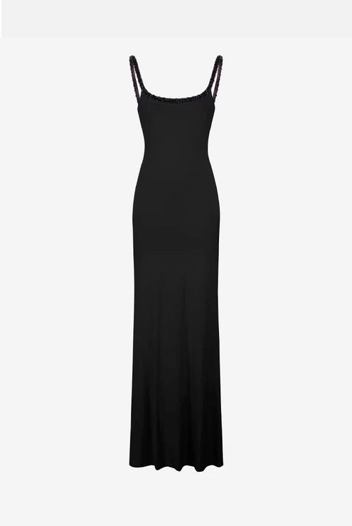 AR92J67E2 abito in maglia ricamato ELISABETTA FRANCHI NORMALE