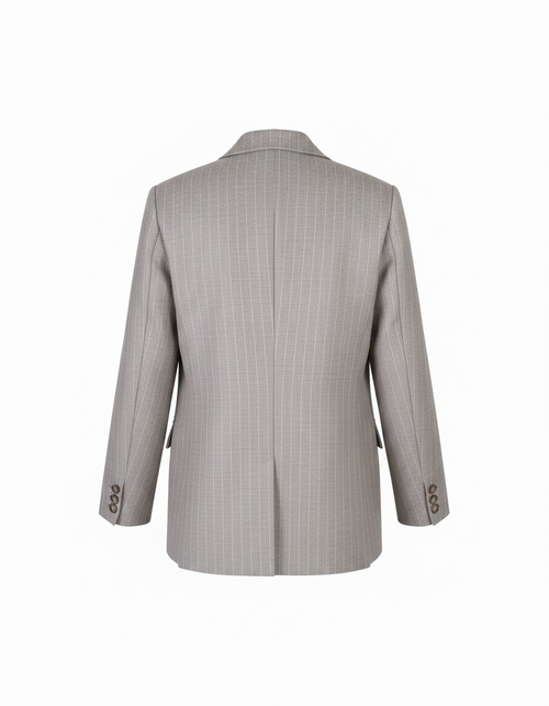 VICOLO Donna Giacca Gessato grigio