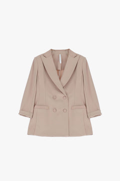 Imperial Blazer Donna Cipria | Doppiopetto Maniche Tre Quarti PE26