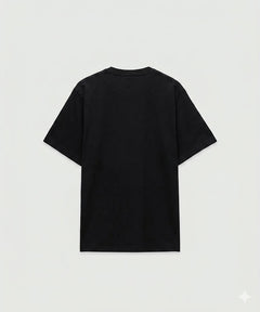 MSGM Uomo T-shirt Basic Oversize Nero-PE26
