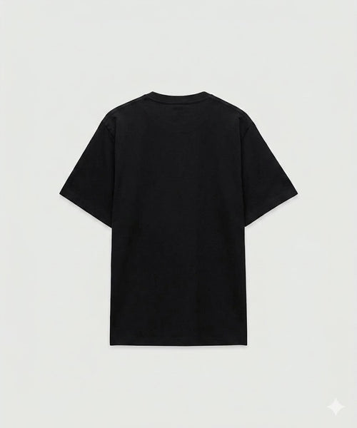 MSGM Uomo T-shirt Basic Oversize Nero-PE26