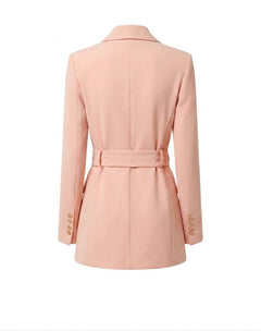 SILENCE LTD Donna Blazer Con Cintura Peach-PE26