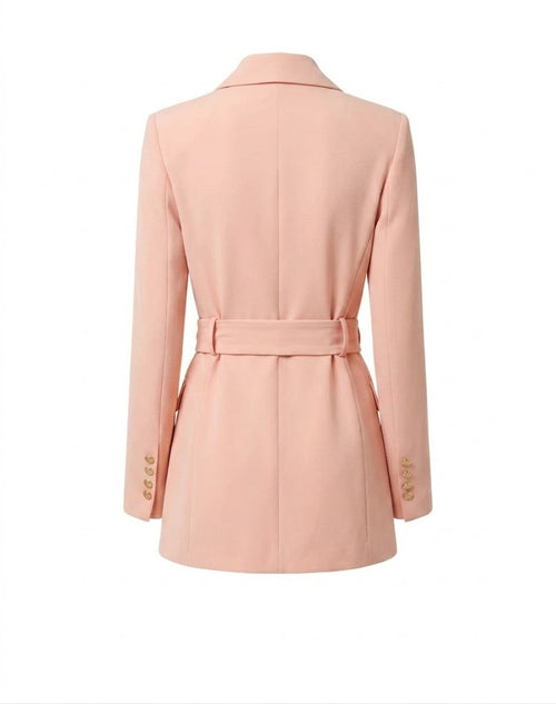 SILENCE LTD Donna Blazer Con Cintura Peach-PE26