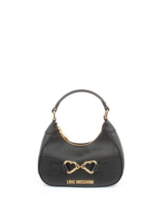 LOVE MOSCHINO BORSA CON MANICO A CUORE NERO