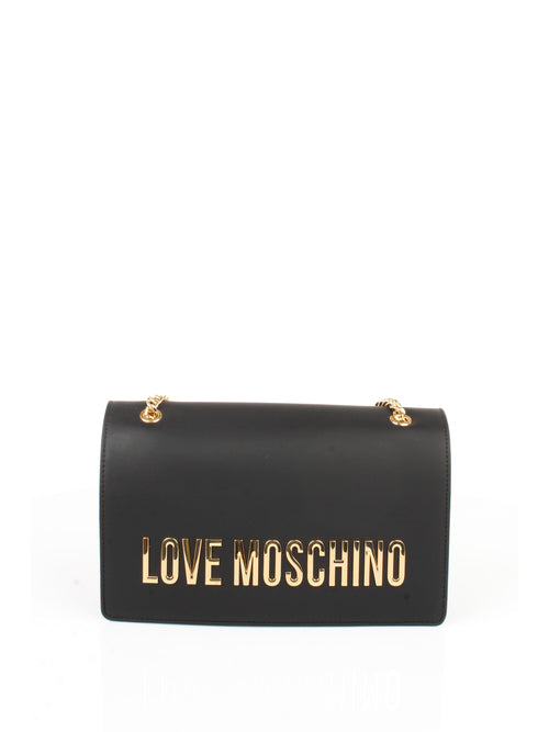 LOVE MOSCHINO BORSA CON TRACOLLA E LOGO NERO