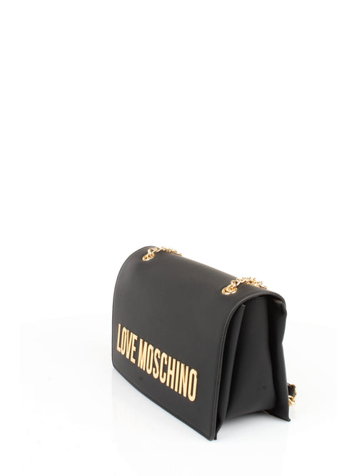 LOVE MOSCHINO BORSA CON TRACOLLA E LOGO NERO