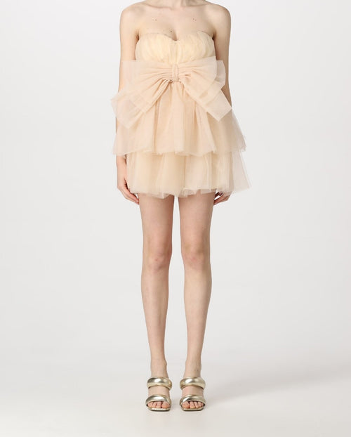 ABITO SKIN IN TULLE CON FIOCCO ANIYE BY