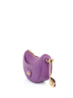 LOVE MOSCHINO BORSA VIOLA TRACOLLA MEZZALUNA